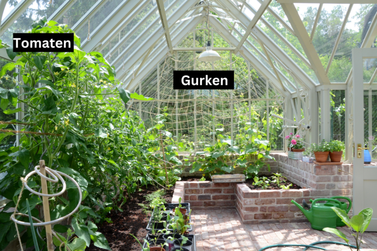 Tomaten und Gurken gemeinsam im Gewächshaus anbauen Alitex